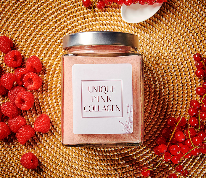 Unique Pink Collagen jar